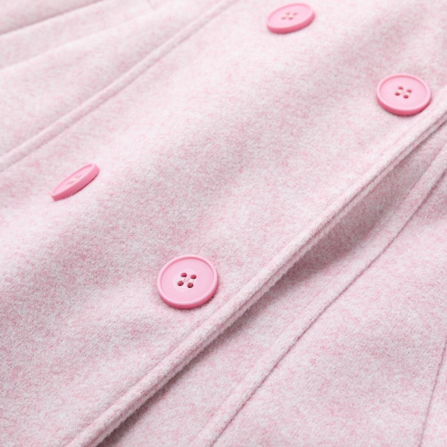 Women's Wool Blend Coat Winter Coat Long Overcoat Double Breasted Lapel Pea Coat Thermal Warm Windproof Trench Coat with Pockets Sping Elegant Slim Fit Lady Jacket Fall Long Sleeve Gray Pink