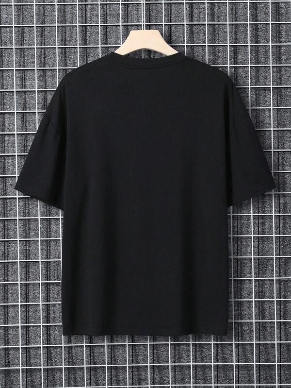 Men Building & Slogan Graphic Tee