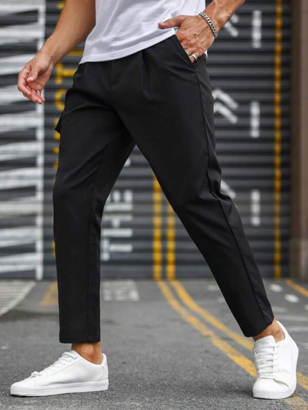 Mode Men Flap Pocket Side Cargo Pants