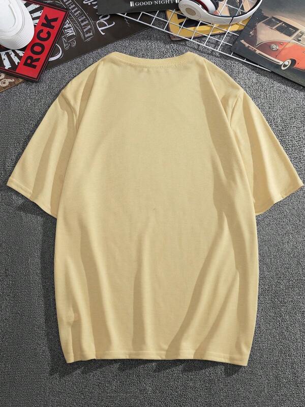 Men Letter Graphic Tee