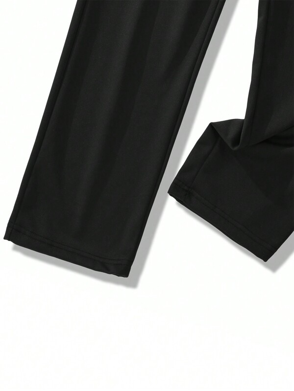 Sporsity Men Letter Graphic Drawstring Waist Sweatpants