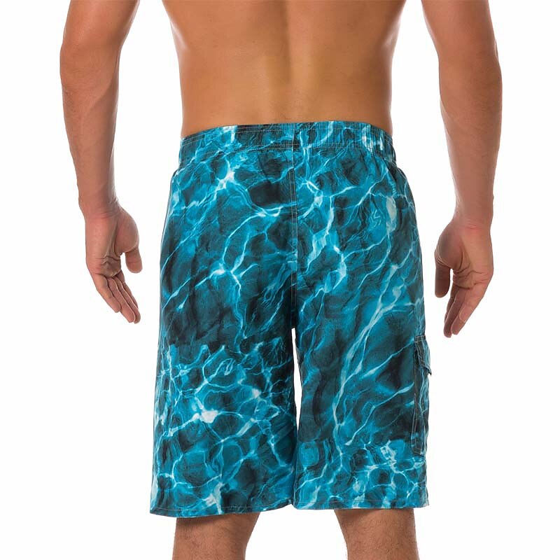 Men's Board Shorts Swim Shorts Swim Trunks Summer Shorts Bermuda shorts Drawstring with Mesh lining Elastic Waist 3D Print Ocean Breathable Quick Dry Knee Length Casual Daily Beach Fashion Streetwear