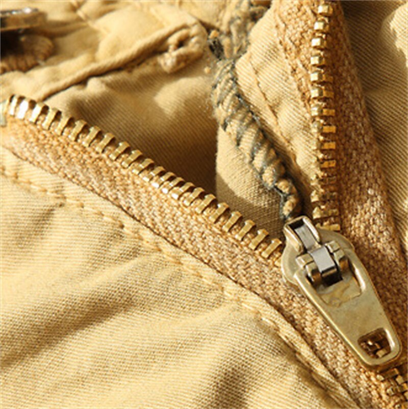 Men's Cargo Shorts Capri shorts Capri Pants Hiking Shorts Pocket Plain Comfort Breathable Calf-Length Work Casual Daily Fashion Streetwear