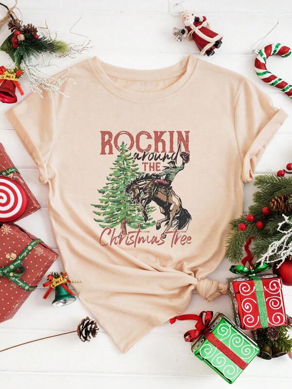 Christmas Print Tee
