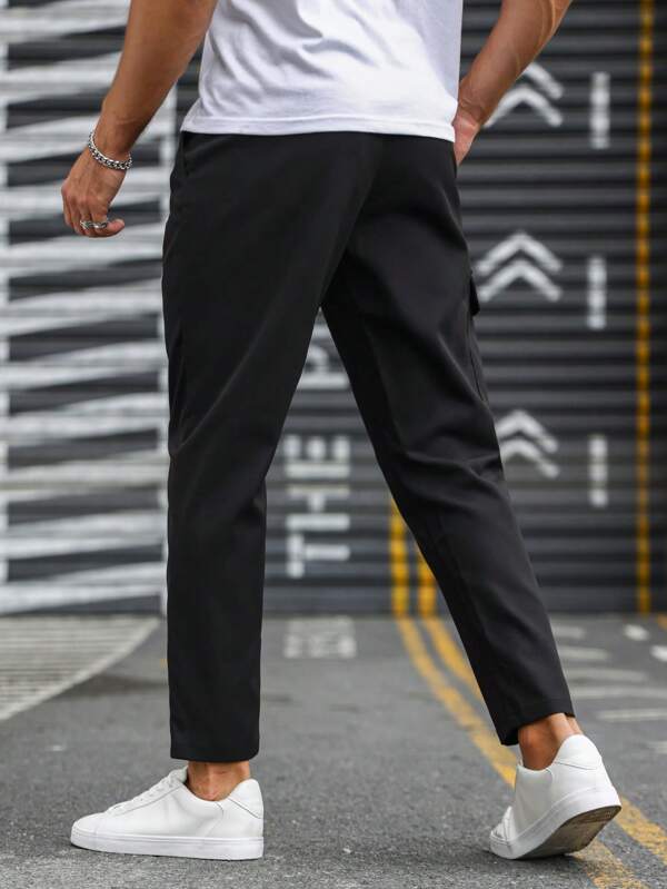 Mode Men Flap Pocket Side Cargo Pants