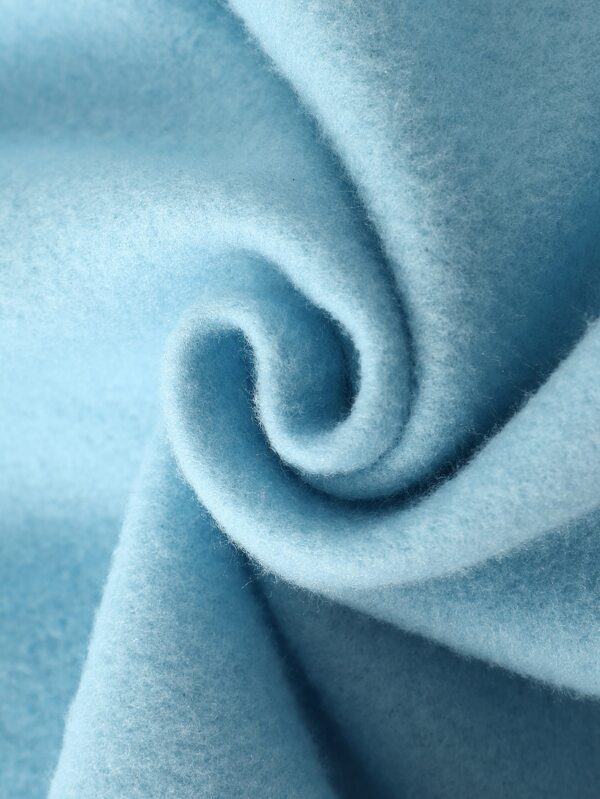 Men Kangaroo Pocket Drawstring Thermal Hoodie