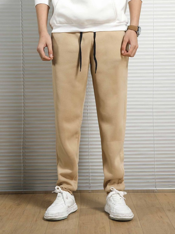 Basics Men Drawstring Waist Sweatpants