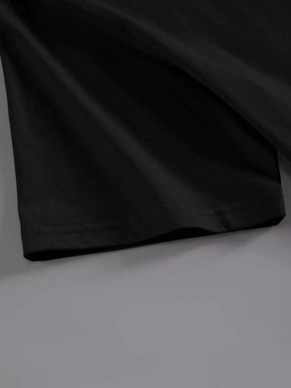 Men Cotton Planet Print Tee