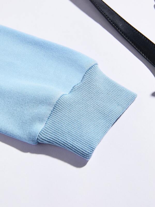 Kangaroo Pocket Solid Thermal Lined Hoodie