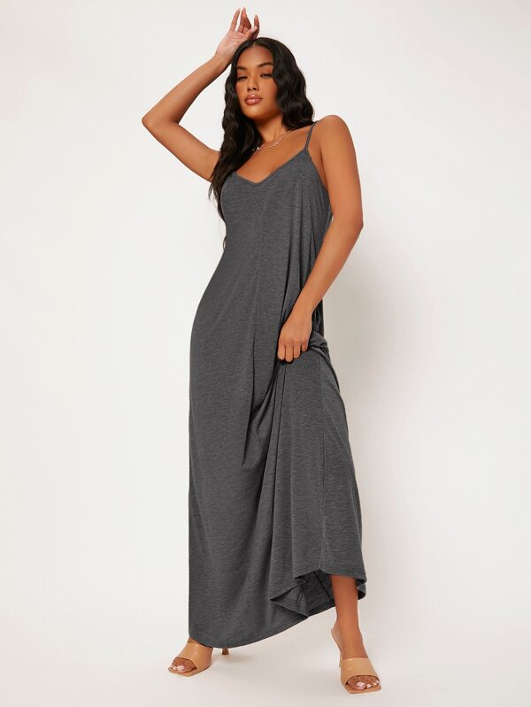 BASICS Pocket Side Solid Cami Dress