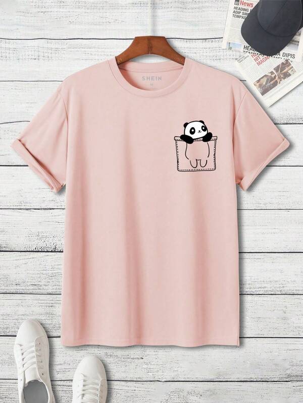 Men Cartoon Graphic Tee