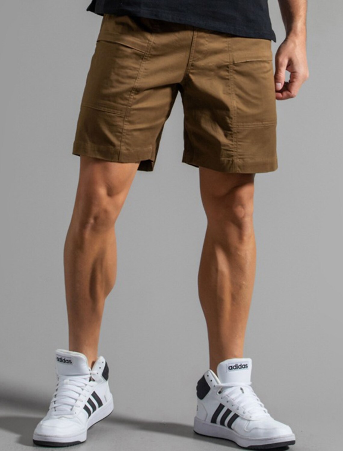Men's Summer Shorts Bermuda shorts Casual Shorts Pocket Plain Comfort Breathable Outdoor Daily Going out 100% Cotton Fashion Casual