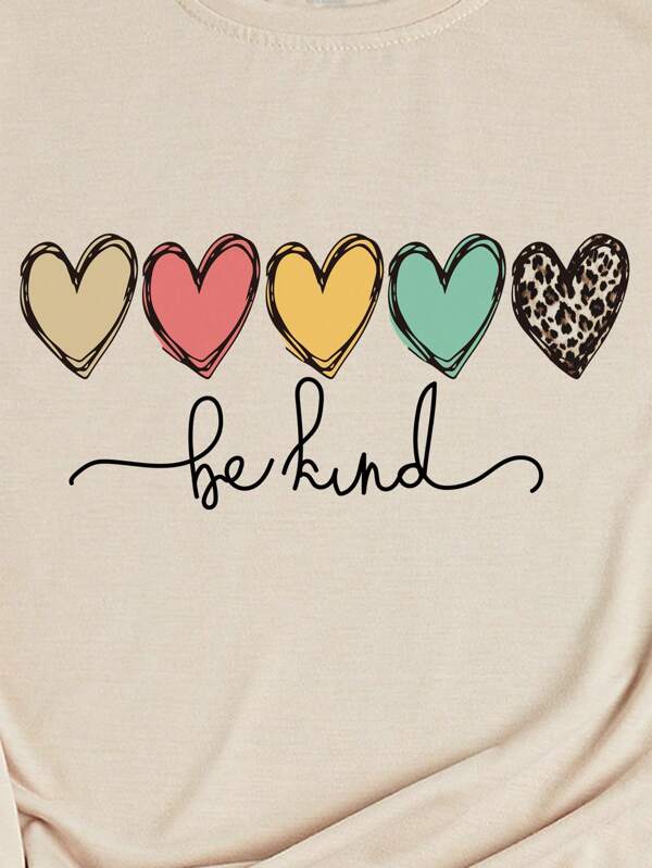 Heart And Letter Graphic Tee