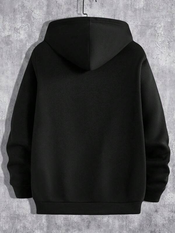 Men Cartoon Graphic Hoodie