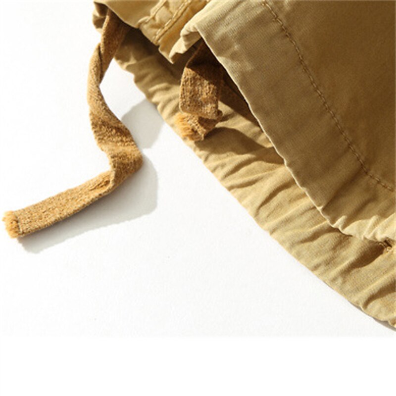 Men's Cargo Shorts Capri shorts Capri Pants Hiking Shorts Pocket Plain Comfort Breathable Calf-Length Work Casual Daily Fashion Streetwear