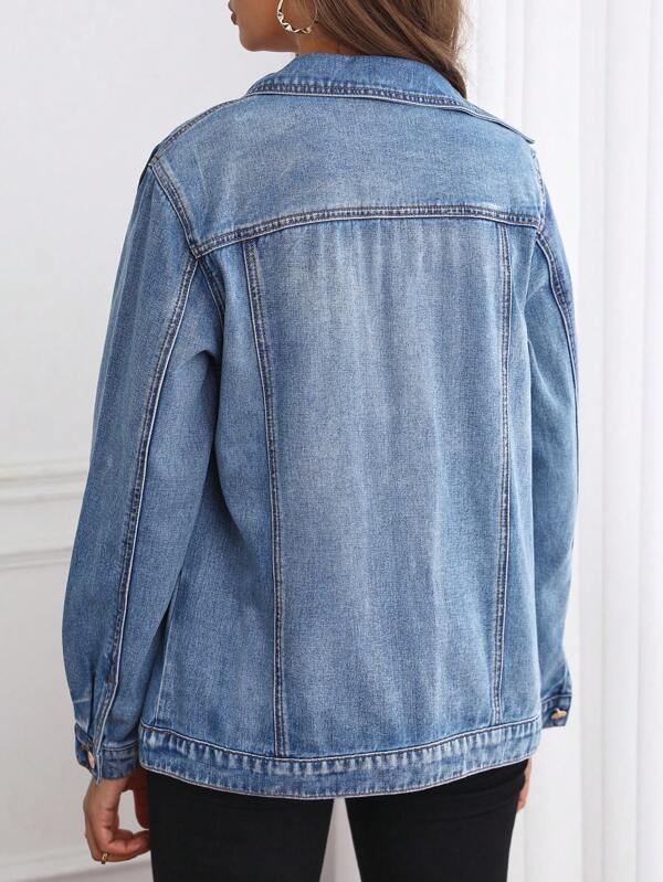 Flap Pocket Denim Jacket