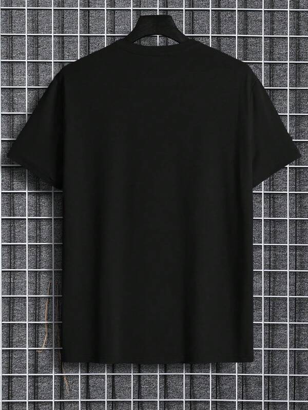 Men Letter Graphic Tee