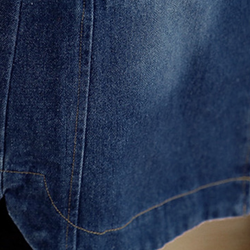 Women's Denim Jacket Outdoor Street Daily Spring Fall Long Coat Regular Fit Breathable Casual Jacket Long Sleeve