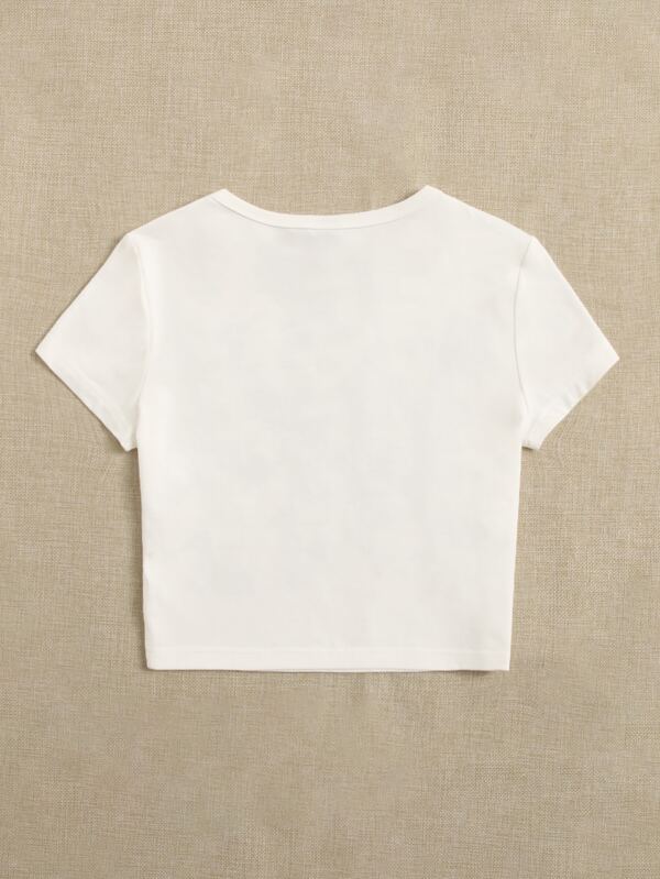 90s Figure Graphic Crop Tee