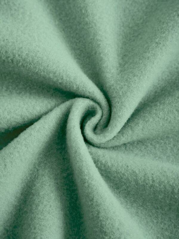 Car & Letter Graphic Drawstring Thermal Lined Hoodie