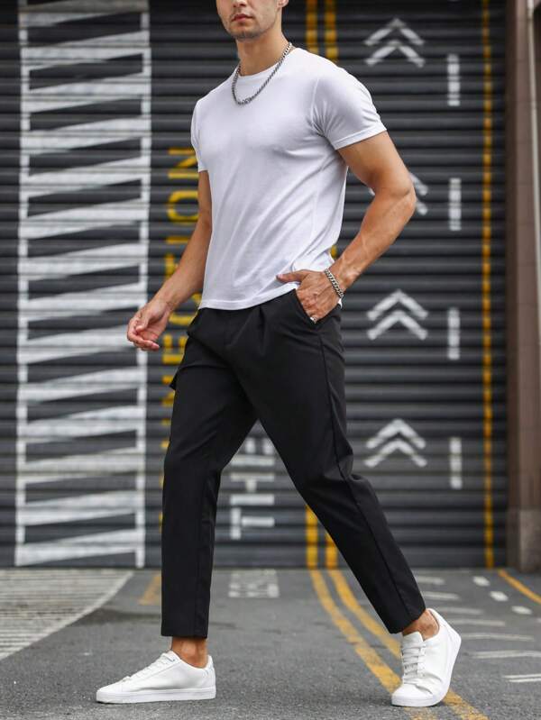 Mode Men Flap Pocket Side Cargo Pants
