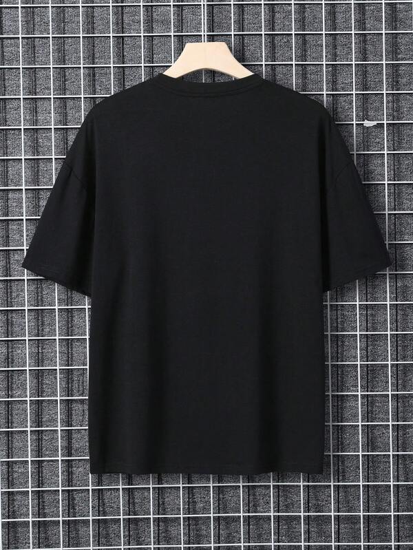 Men Letter Graphic Tee