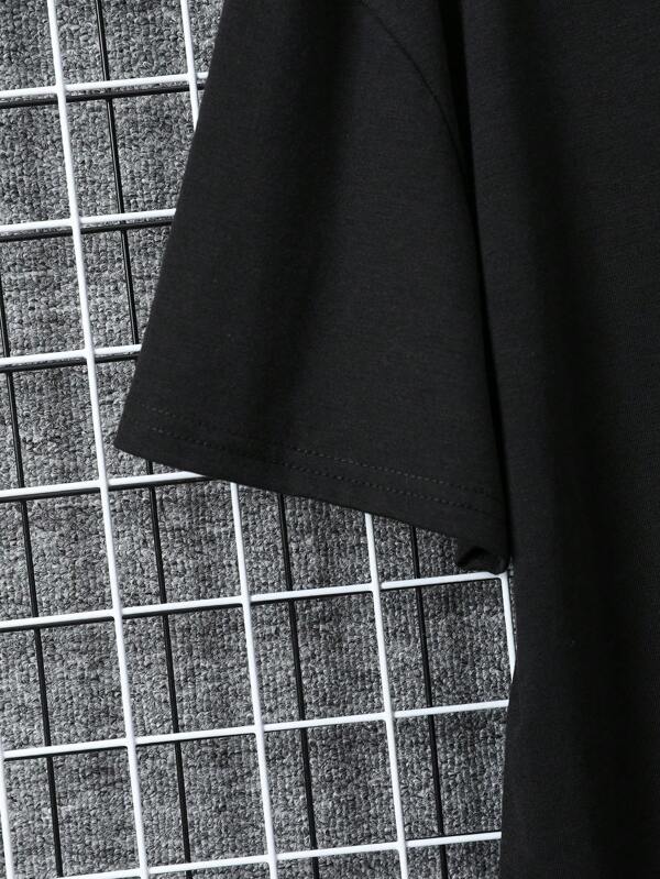 Men Building & Slogan Graphic Tee