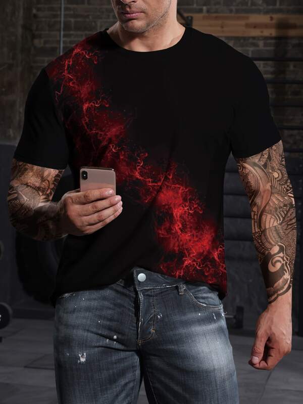 Men Graphic Print Tee