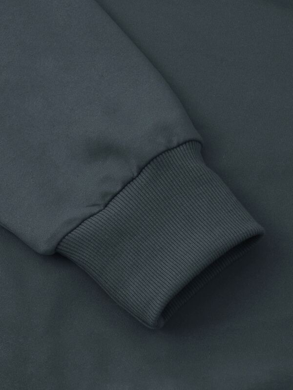 Men Letter Graphic Kangaroo Pocket Drawstring Hoodie