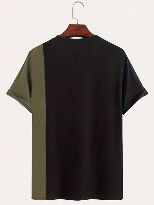 Men Colorblock Tee