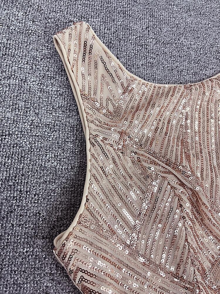 Mermaid / Trumpet Evening Gown Sparkle Dress Wedding Guest Prom Floor Length Sleeveless Jewel Neck Sequined with Sequin 2024