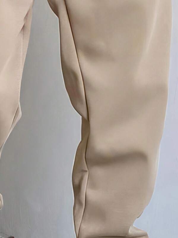 Men Letter Graphic Drawstring Waist Sweatpants