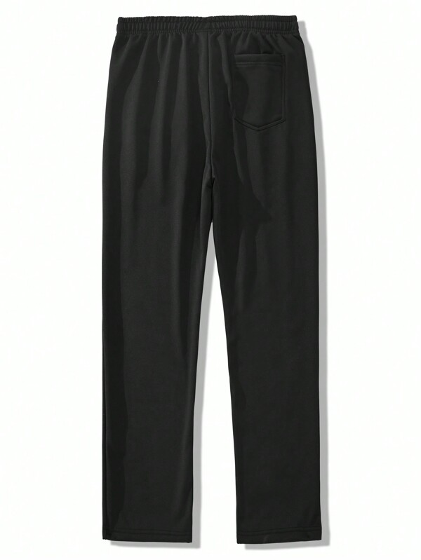 Sporsity Men Letter Graphic Drawstring Waist Sweatpants