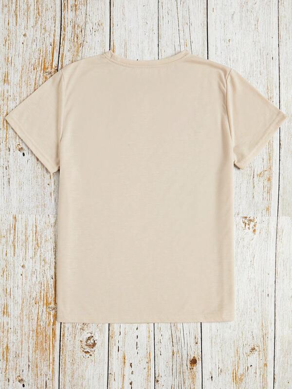 Heart And Letter Graphic Tee