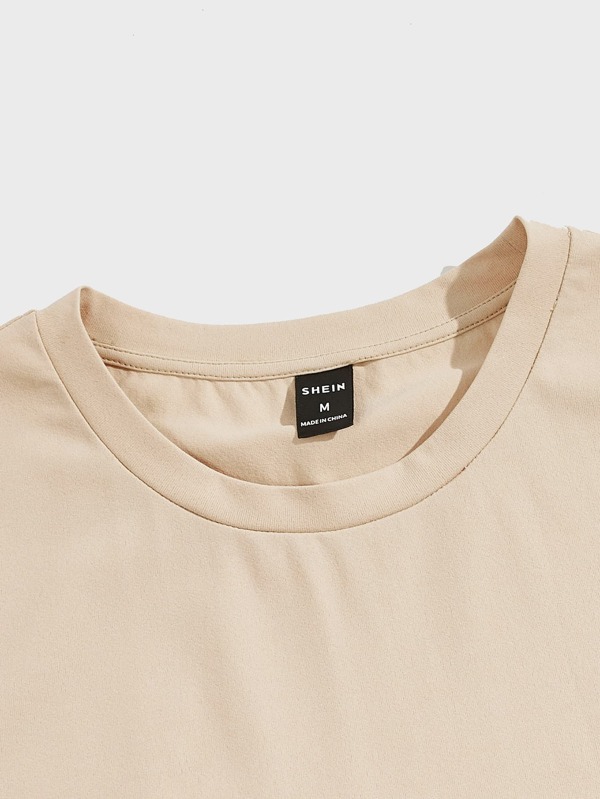 Men Mountain & Letter Graphic Tee