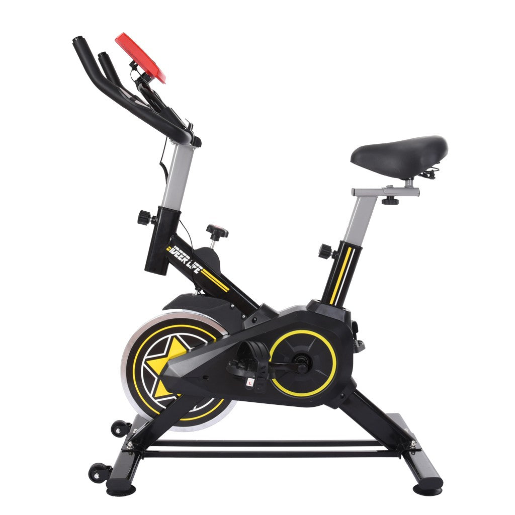 Details about   Stationary Indoor Bicycle-Bicycle With Tablet Stand And Comfortable Cushion 