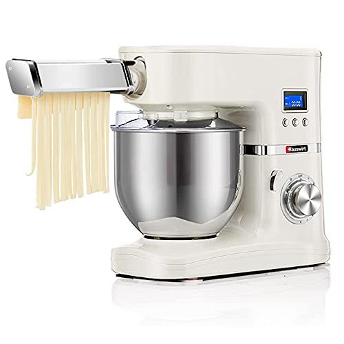 Hauswirt 3-IN-1 5.3Qt Stand Mixer With Pasta Maker Bundle