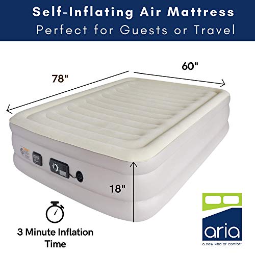 aria queen inflatable air mattress