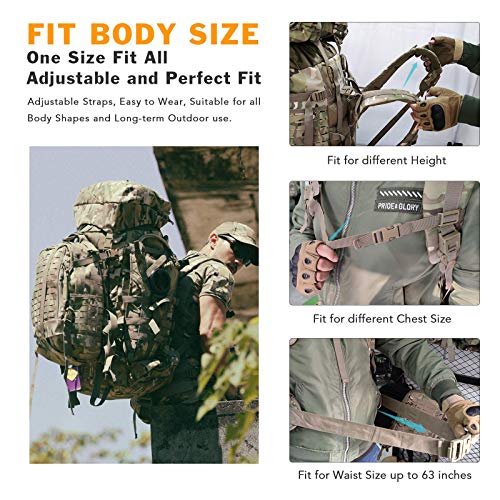 Details about   MT Military Army Large Rucksack with Detacheable ILBE Backpack Multicam Camo 
