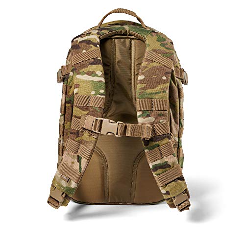 Rush 12 2.0 Backpack 56562 Colore Mimetico Multicam Tasca Notebook Piccolo da 24l MOD Scomparto Nascosto 5.11 Tactical Zaino Militare con Standard Molle 