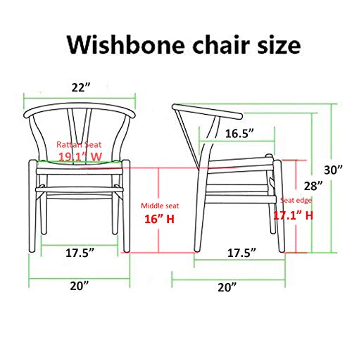 wishbone chair height