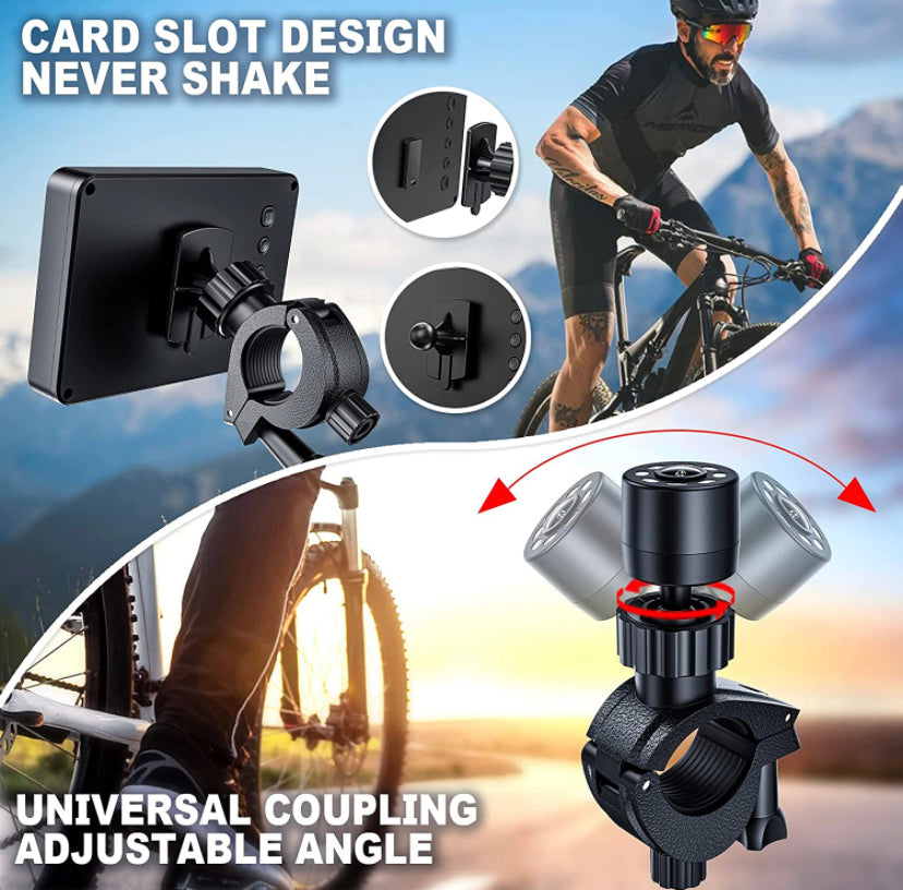 Smart Wi-Fi Rear View Camera Night Vision 180° Adjustable Lens 135° Wide View Angle with Adjustable Bracket Compatible Bicycle Mountain Road Bike Bike Mirror 