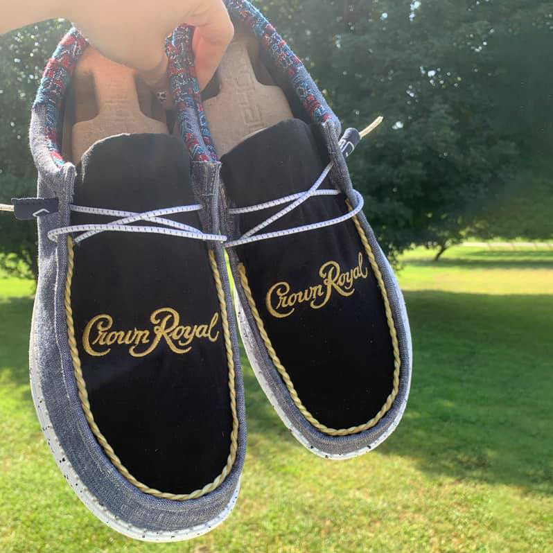 hey dude crown royal shoes