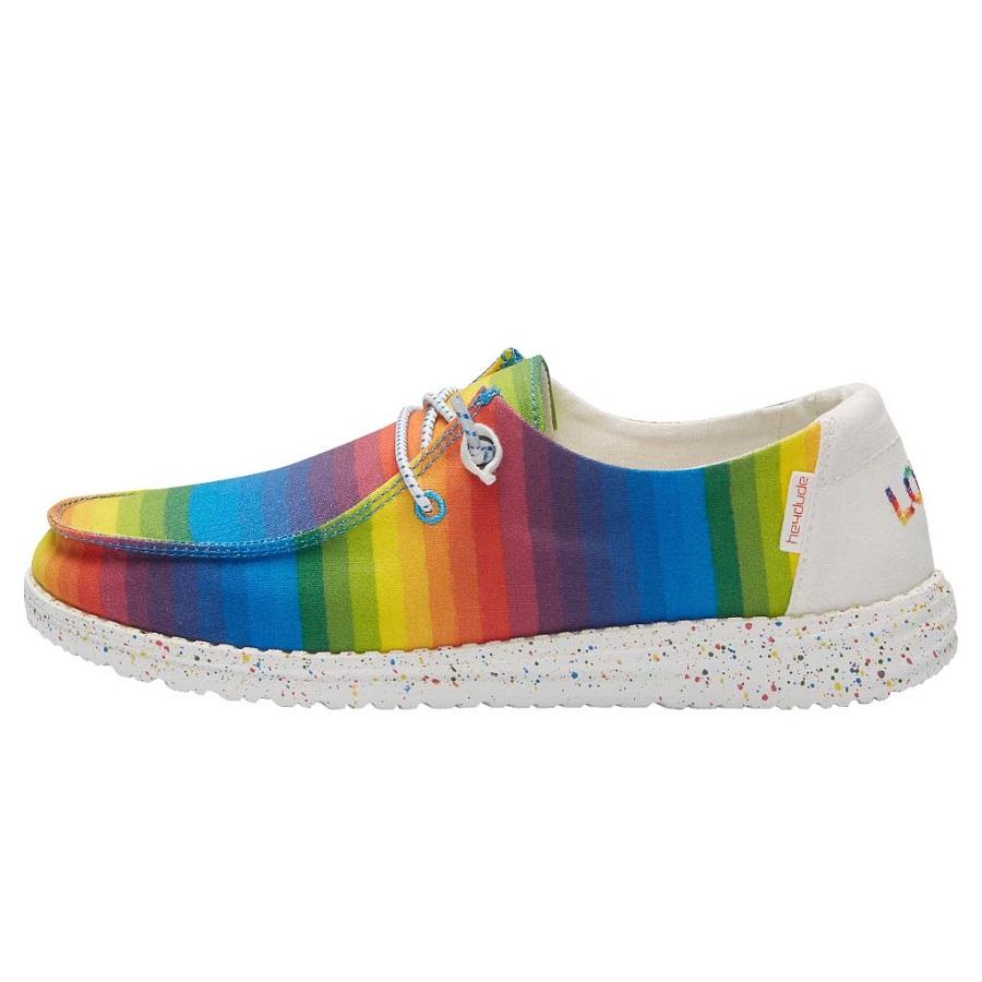 hey dude shoes rainbow