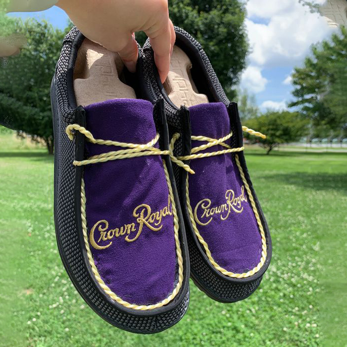 hey dude crown royal shoes