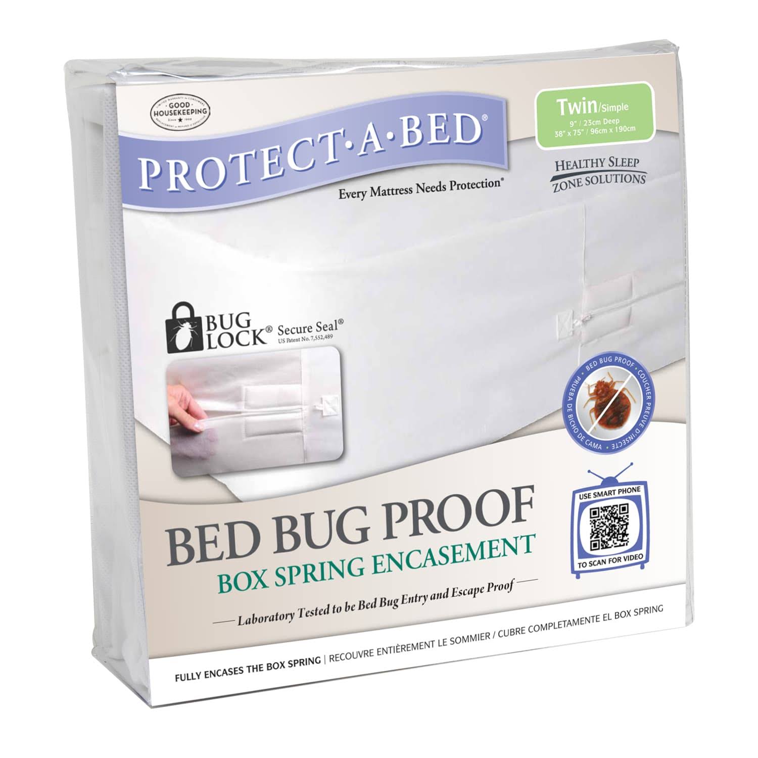ProtectABed Twin Bugproof Box Spring Encasement WGL2s