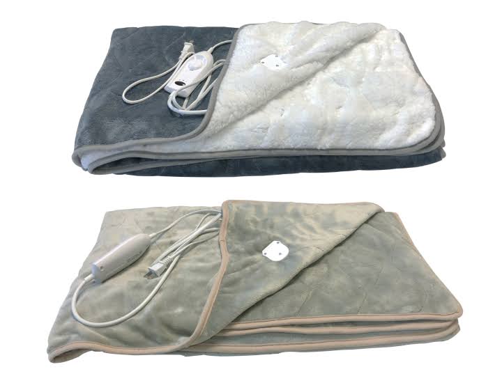 Microplush Heated Throw Blanket, Gray WGL2s