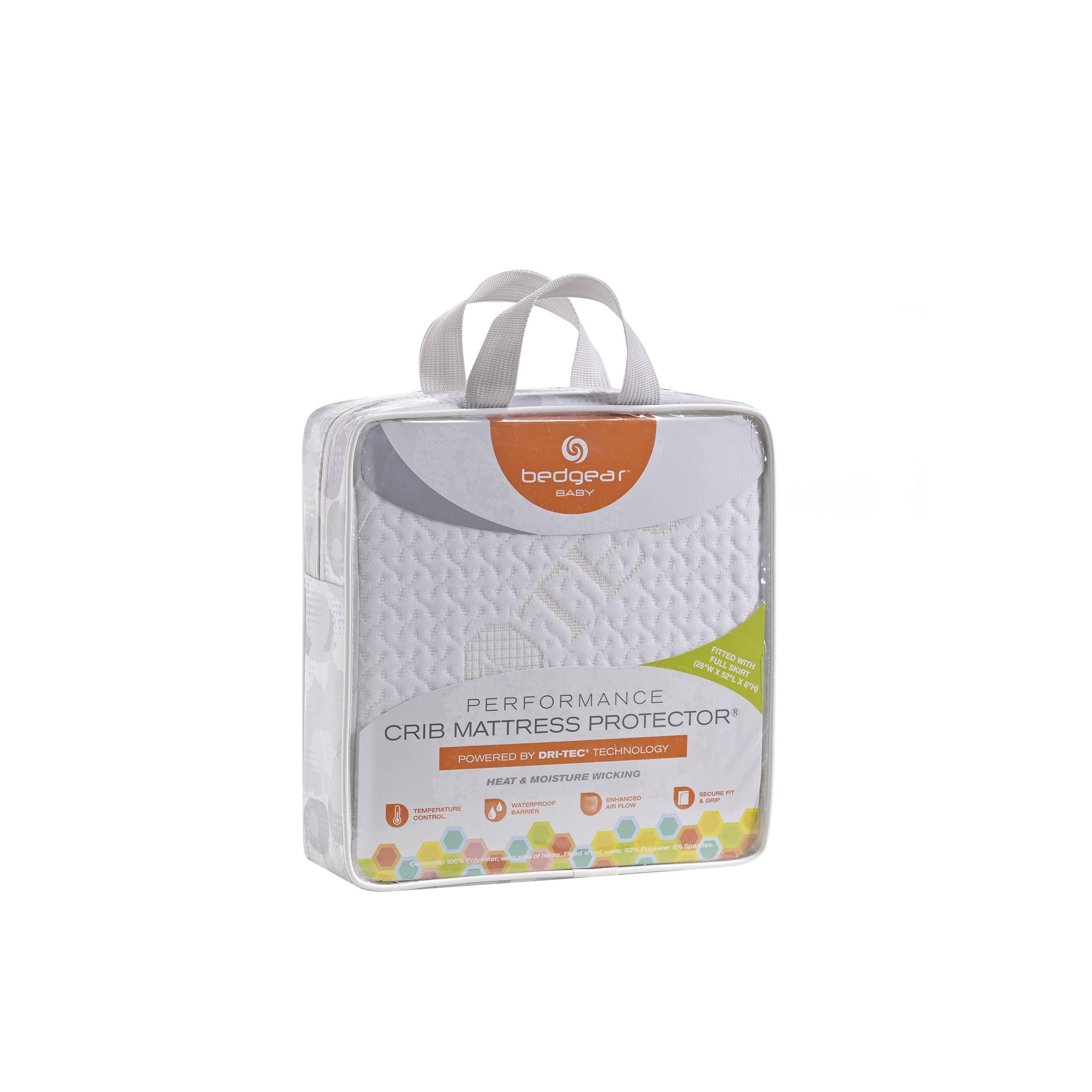 Bedgear DriTec Crib Mattress Protector WGL2s