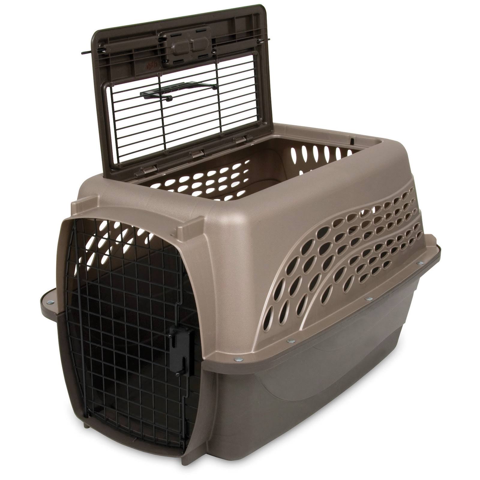 Petmate 2 Door Top Load Kennel Tan WGL2s