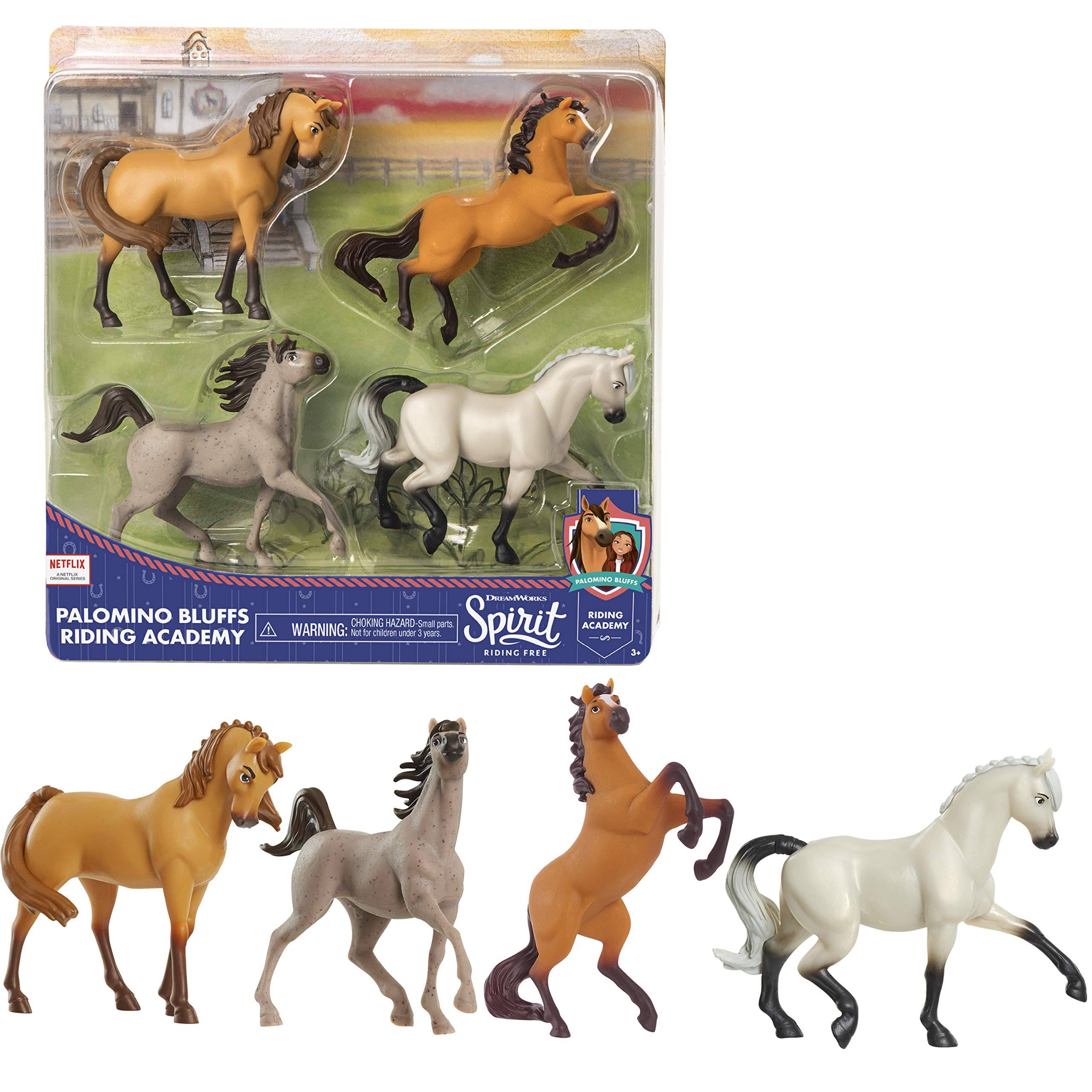 Spirit Riding Free Palomino Bluffs Riding Academy Pack of 4 Horses ...